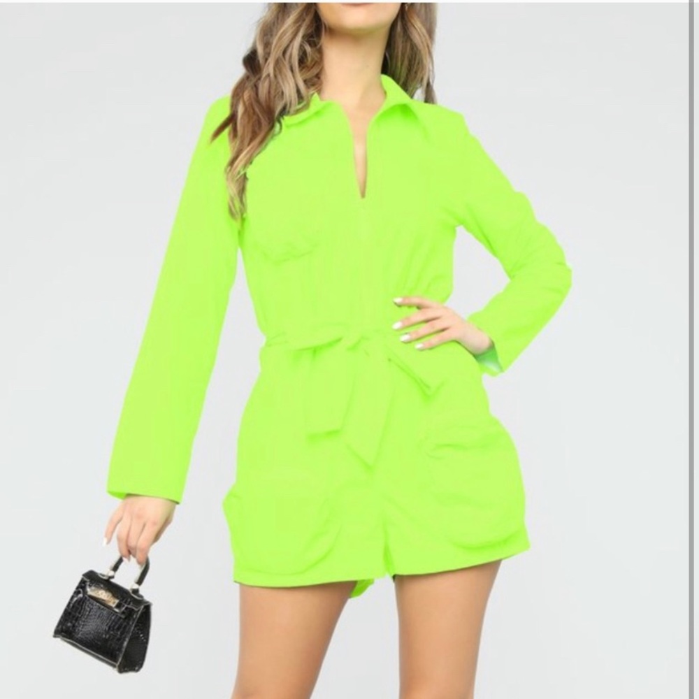NEON GREN ROMPER